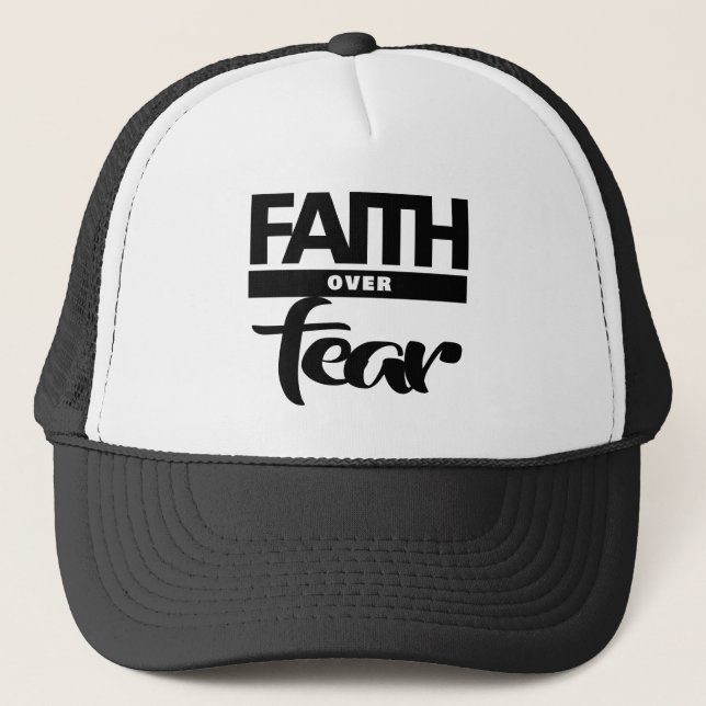 Faith Over Fea Trucker Hat (Front)