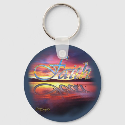 Faith Over Fear 2 Keychain