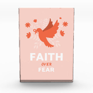 Faith Over Fear - Acrylic Block