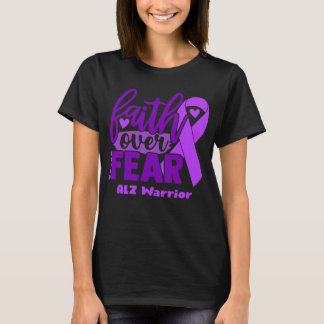 Faith Over Fear ALZ Awareness T-Shirt