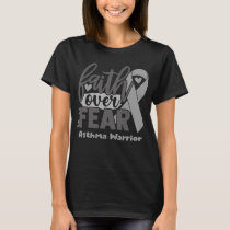 Faith Over Fear Asthma Awareness T-Shirt