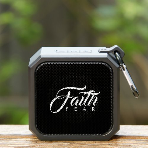 Faith Over Fear Black Bluetooth Speaker