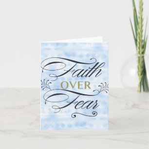 Faith Over Fear, Blue Card
