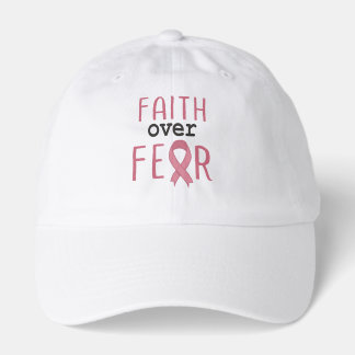 Faith Over Fear Breast Cancer Awareness Hat