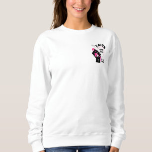 FAITH OVER FEAR Breast Cancer Awareness Sweatshirt