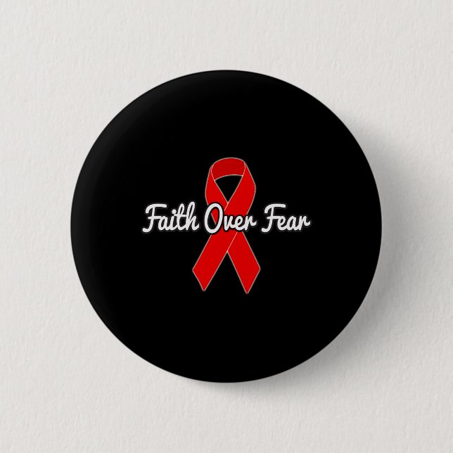 Faith Over Fear  Button (Front)