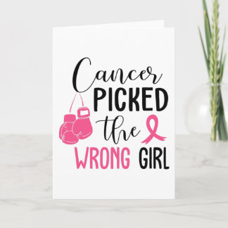 Faith Over Fear Cancer Print Card