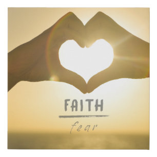FAITH OVER FEAR CANVAS PRINT