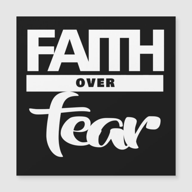 Faith Over Fear Card (Front)