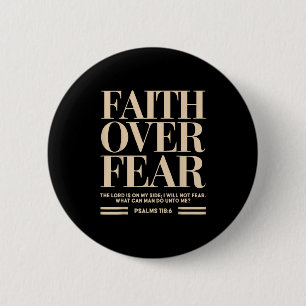 Faith Over Fear Christian Jesus Toddler God Son Si Button
