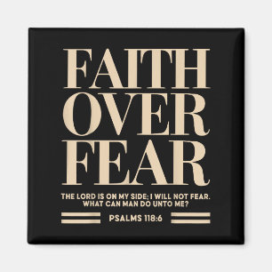 Faith Over Fear Christian Jesus Toddler God Son Si Magnet