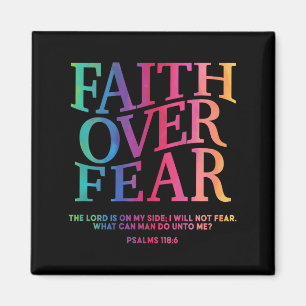 Faith Over Fear Christian Jesus Toddler God Son Si Magnet