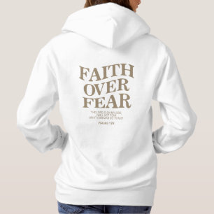 Faith over fear, Christian quote, Bible verse tee