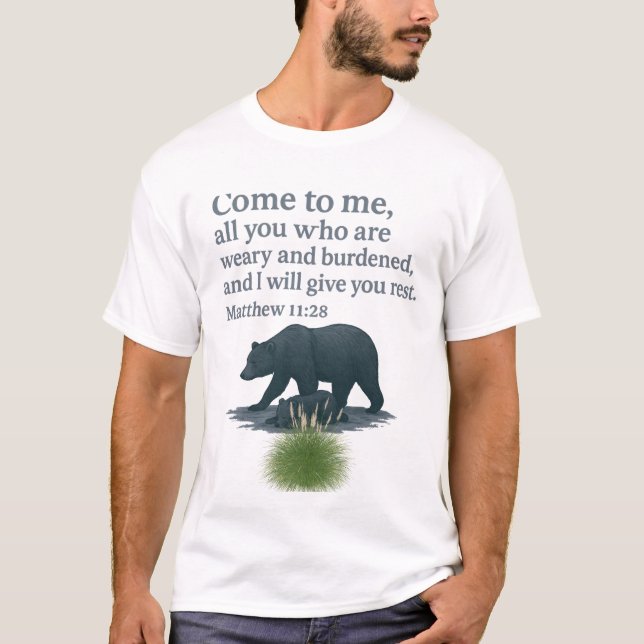 Faith Over Fear Christian T-Shirt – Matthew (Front)