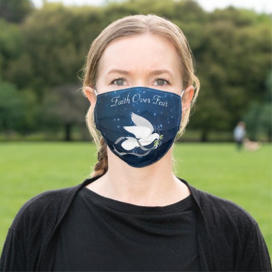 Faith Over Fear Cloth Face Mask (Outside)