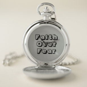 Faith Over Fear Collection Pocket Watch
