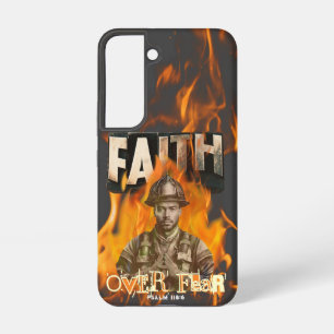 Faith Over Fear Firefighter Christian Samsung Galaxy S22 Case
