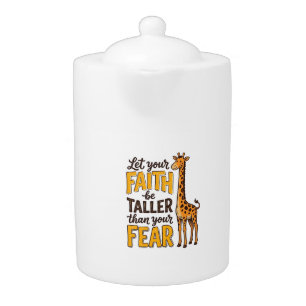 Faith Over Fear Giraffe Vintage Christian Shirt De Teapot