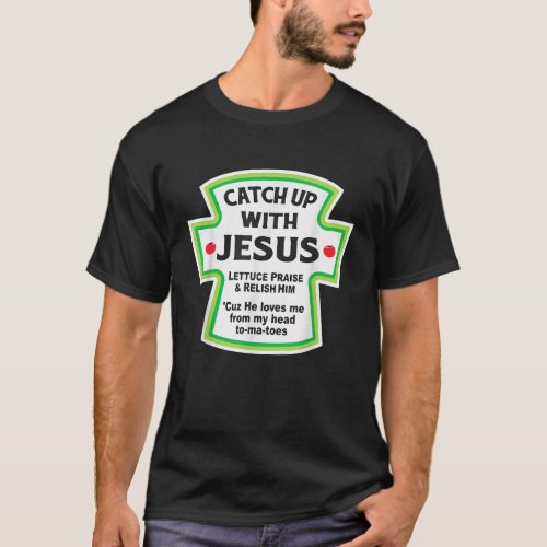 Faith Over Fear God Jesus Christian Flag Funny 4th T_Shirt