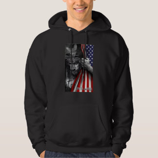 Faith Over Fear God Jesus Christian Flag Hoodie