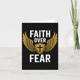 Faith Over Fear Gold Card