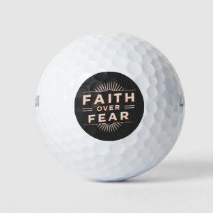 Faith Over Fear Golf Balls