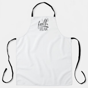 Faith Over Fear Gospel Graphics Famous Christian Apron