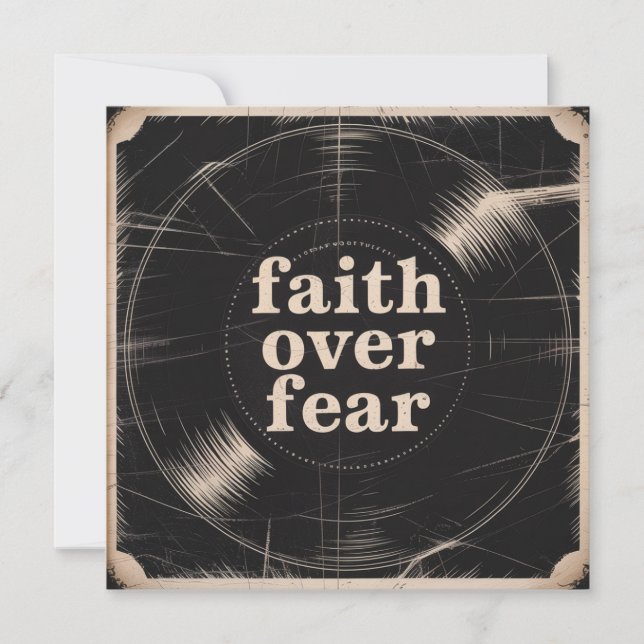 Faith Over Fear Invitation (Front)