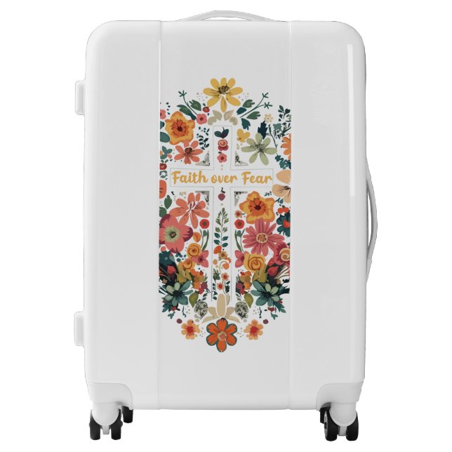 Faith over Fear luggage (Front)