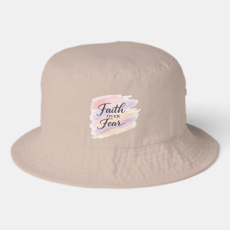 Faith Over Fear – Modern Christian Inspirational D Bucket Hat
