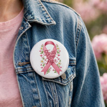 Faith Over Fear Pink Ribbon Breast Cancer Awarenes