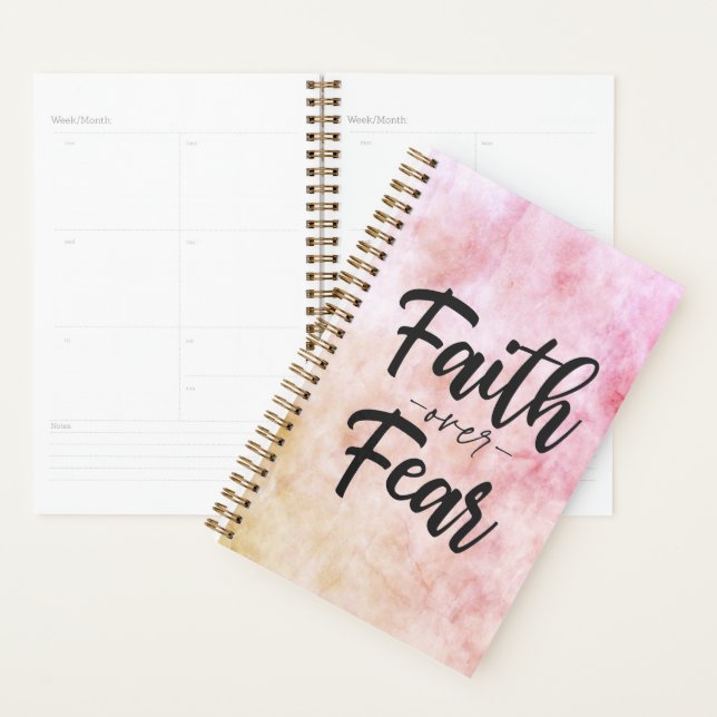 Faith Over Fear Planner (Display)