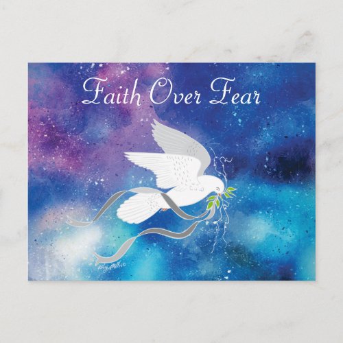 Faith Over Fear Postcard
