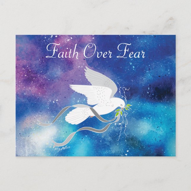 Faith Over Fear Postcard (Front)