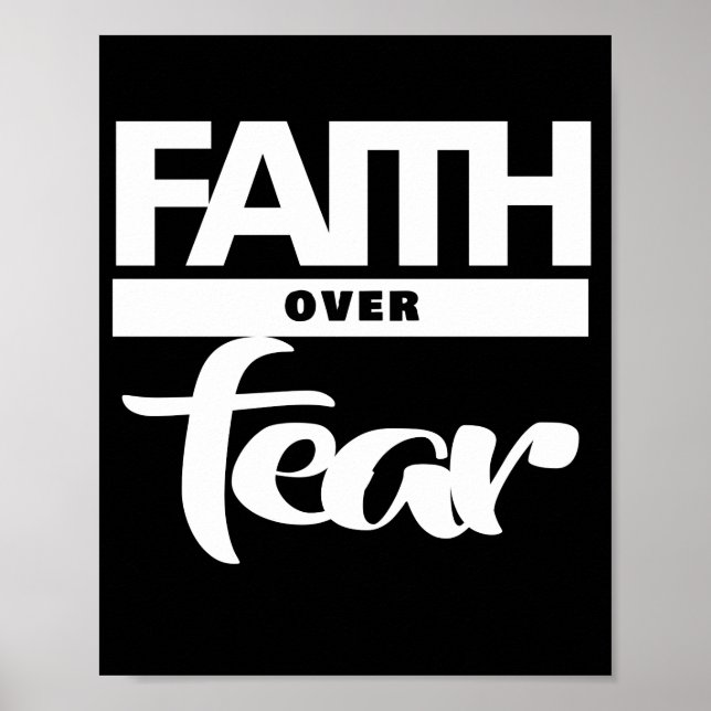 Faith Over Fear  Poster (Front)