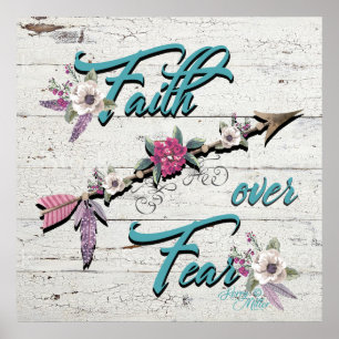 Faith Over Fear Poster
