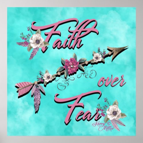 Faith Over Fear Poster