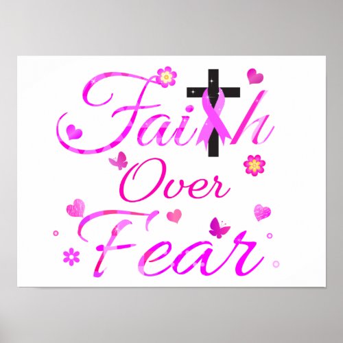 Faith Over Fear Poster