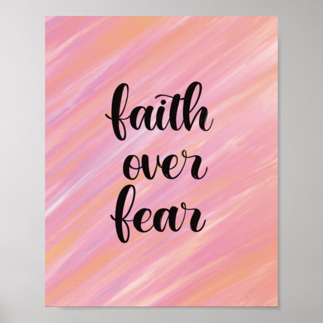 Faith over fear  poster (Front)