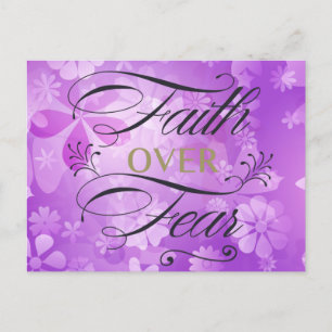 Faith Over Fear, purple Card