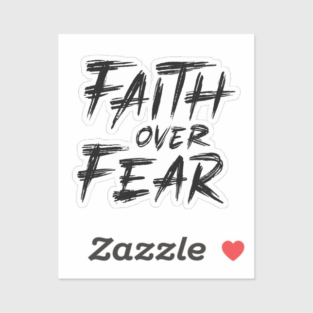 Faith Over Fear Sticker (Sheet)