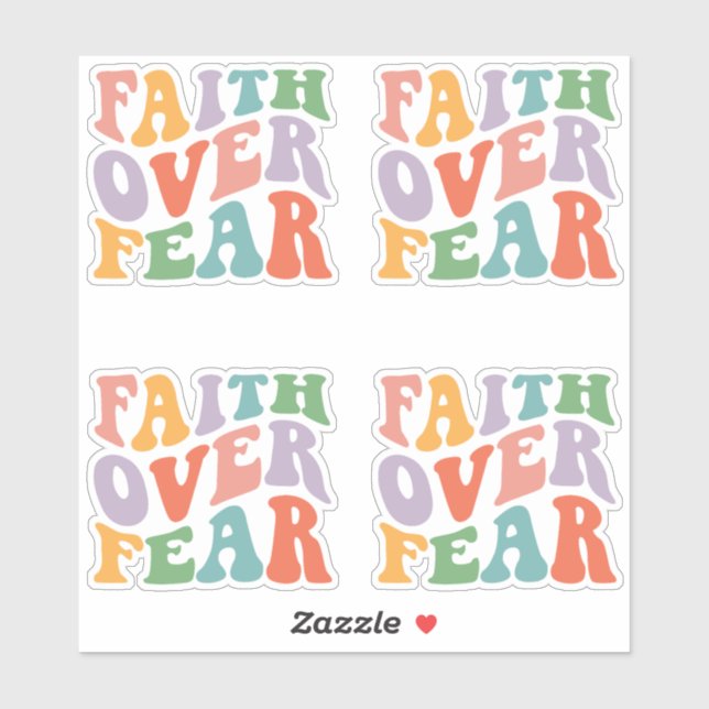 Faith Over Fear Sticker (Sheet)