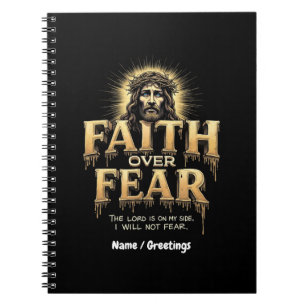Faith Over Fear The Lord Is On My Side Notebook
