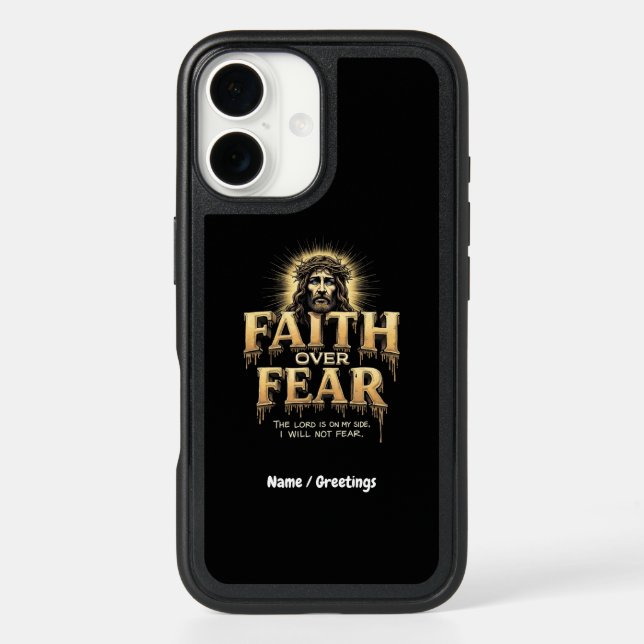 Faith Over Fear The Lord Is On My Side Otterbox iPhone Case (Back)