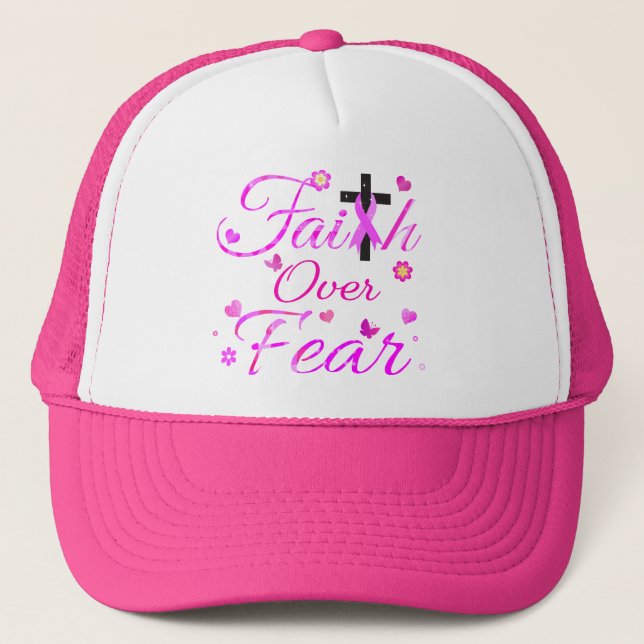Faith Over Fear Trucker Hat (Front)