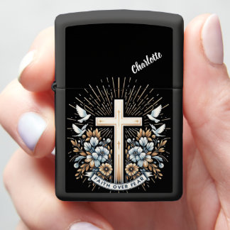 Faith Over Fear: Trust in God Zippo Lighter