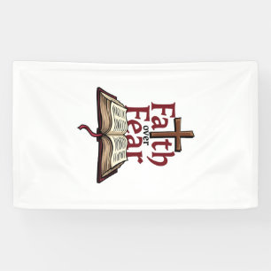 Faith Over Fear Vintage Jesus Faith Tee (1) Banner