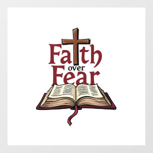 Faith Over Fear Vintage Jesus Faith Tee (1) Floor Decals