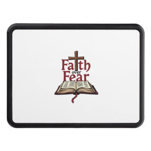 Faith Over Fear Vintage Jesus Faith Tee (1) Hitch Cover