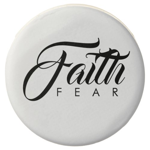 Faith Over Fear White Chocolate Covered Oreo